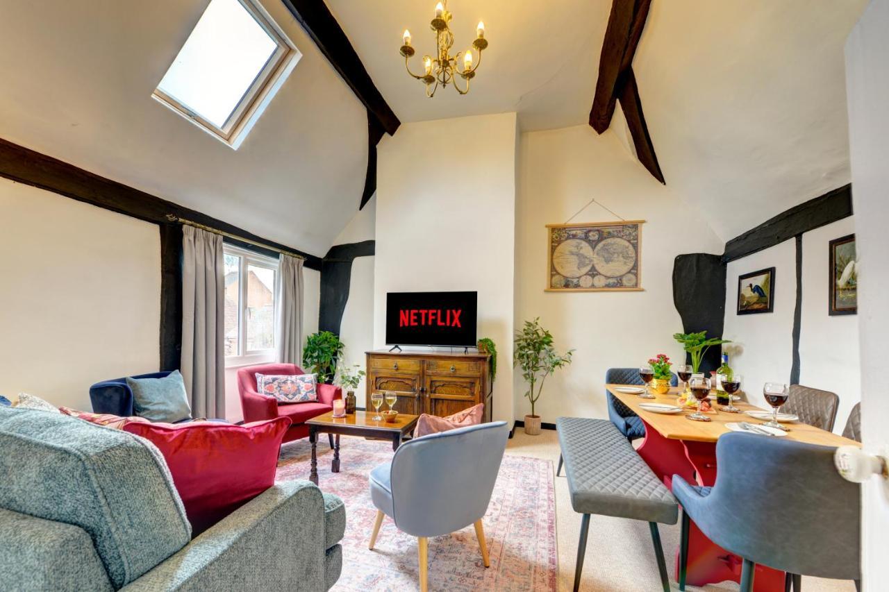 Loft Cottage By Spa Town Property - 2 Bed Tudor Retreat Near To Stratford-Upon-Avon, Warwick & Solihull Bagian luar foto